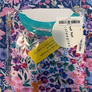 Sweet Pea Floral Little Sleepies Pajama Set
